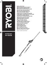 Ryobi RPT4545E Original Instructions Manual preview