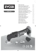 Preview for 1 page of Ryobi RTM1801 Original Instructions Manual