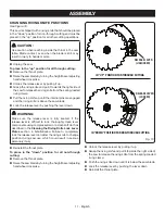 Предварительный просмотр 17 страницы Ryobi RTS08T Operator'S Manual