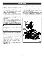 Предварительный просмотр 33 страницы Ryobi RTS08T Operator'S Manual