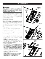 Предварительный просмотр 39 страницы Ryobi RTS08T Operator'S Manual