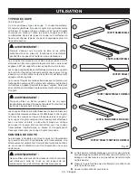 Предварительный просмотр 69 страницы Ryobi RTS08T Operator'S Manual