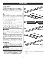 Preview for 25 page of Ryobi RTS10 Operator'S Manual