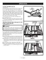 Preview for 28 page of Ryobi RTS10 Operator'S Manual