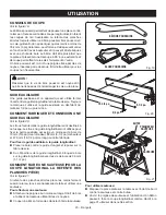 Preview for 60 page of Ryobi RTS10 Operator'S Manual