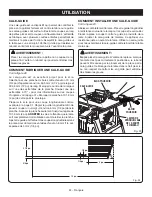 Preview for 61 page of Ryobi RTS10 Operator'S Manual