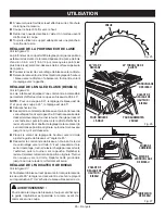 Preview for 63 page of Ryobi RTS10 Operator'S Manual