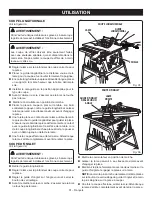 Preview for 68 page of Ryobi RTS10 Operator'S Manual