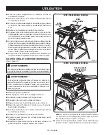 Preview for 70 page of Ryobi RTS10 Operator'S Manual