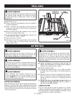 Preview for 74 page of Ryobi RTS10 Operator'S Manual