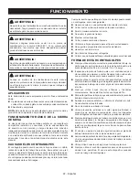 Preview for 96 page of Ryobi RTS10 Operator'S Manual