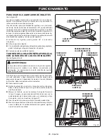 Preview for 102 page of Ryobi RTS10 Operator'S Manual