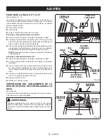 Preview for 110 page of Ryobi RTS10 Operator'S Manual