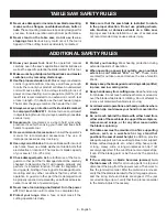 Preview for 6 page of Ryobi RTS12T Operator'S Manual