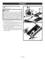 Preview for 18 page of Ryobi RTS12T Operator'S Manual