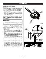 Preview for 31 page of Ryobi RTS12T Operator'S Manual