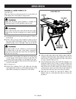 Preview for 39 page of Ryobi RTS12T Operator'S Manual