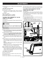 Предварительный просмотр 44 страницы Ryobi RTS12T Operator'S Manual