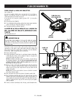 Preview for 121 page of Ryobi RTS12T Operator'S Manual