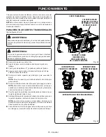 Preview for 123 page of Ryobi RTS12T Operator'S Manual