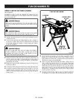 Preview for 129 page of Ryobi RTS12T Operator'S Manual