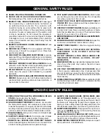 Предварительный просмотр 4 страницы Ryobi RTS21 Operator'S Manual