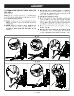 Preview for 18 page of Ryobi RTS22 Operator'S Manual