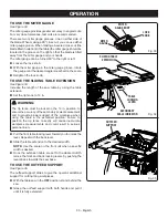 Preview for 30 page of Ryobi RTS22 Operator'S Manual