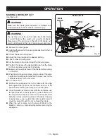 Preview for 35 page of Ryobi RTS22 Operator'S Manual