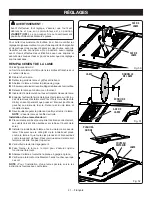 Preview for 85 page of Ryobi RTS22 Operator'S Manual