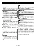 Preview for 15 page of Ryobi RTS23 Operator'S Manual