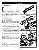 Предварительный просмотр 32 страницы Ryobi RTS23 Operator'S Manual