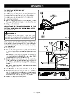 Предварительный просмотр 34 страницы Ryobi RTS23 Operator'S Manual