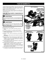 Предварительный просмотр 132 страницы Ryobi RTS23 Operator'S Manual