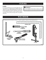 Preview for 13 page of Ryobi RTS30 Operator'S Manual