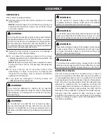 Preview for 15 page of Ryobi RTS30 Operator'S Manual