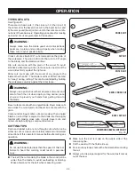 Предварительный просмотр 24 страницы Ryobi RTS31 Operator'S Manual