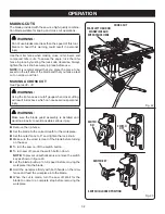 Предварительный просмотр 32 страницы Ryobi RTS31 Operator'S Manual