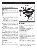 Предварительный просмотр 36 страницы Ryobi RTS31 Operator'S Manual