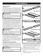 Предварительный просмотр 112 страницы Ryobi RTS31 Operator'S Manual