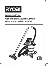 Preview for 1 page of Ryobi RVC-1530IPT-G Owner'S Operating Manual
