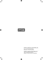 Preview for 16 page of Ryobi RWB002 Original Instructions Manual