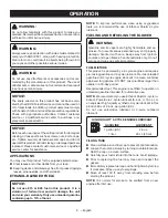 Preview for 10 page of Ryobi RY08420A Operator'S Manual