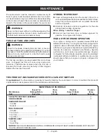 Preview for 13 page of Ryobi RY08420A Operator'S Manual