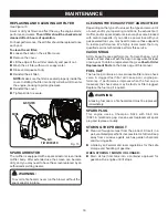 Предварительный просмотр 16 страницы Ryobi RY08548 Operator'S Manual