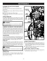 Preview for 16 page of Ryobi RY08552 Operator'S Manual