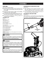 Предварительный просмотр 9 страницы Ryobi RY08554 Operator'S Manual