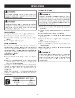 Preview for 12 page of Ryobi RY08554 Operator'S Manual