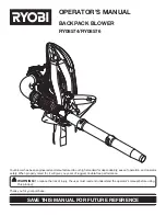 Предварительный просмотр 1 страницы Ryobi RY08574 Operator'S Manual