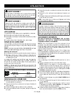 Preview for 23 page of Ryobi RY09050 Operator'S Manual